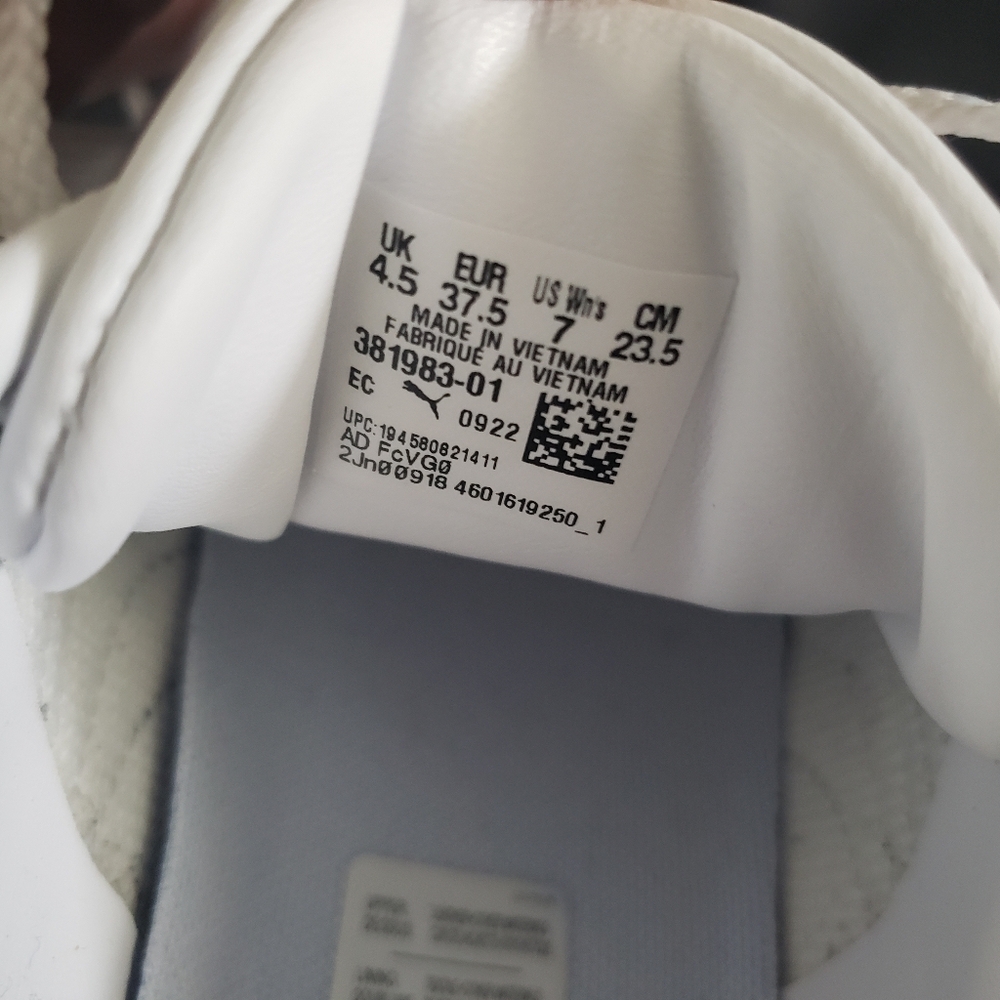 Mayze Puma Women's White and Black Platform Sneakers 7 New - Picture 11 of 13